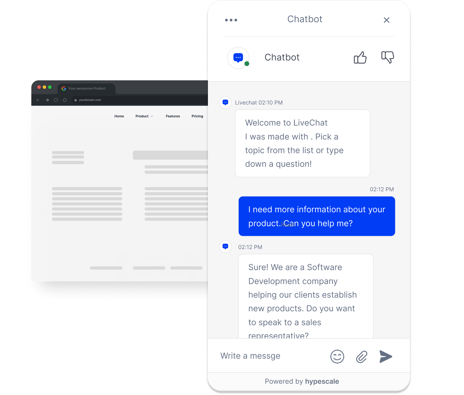 LeezyAI ChatBot Screenshot